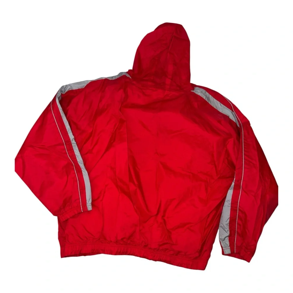 New 3EX Starter Red Lined Windbreaker Jacket Ohio State Buckeyes Embroidered - Picture 2 of 4